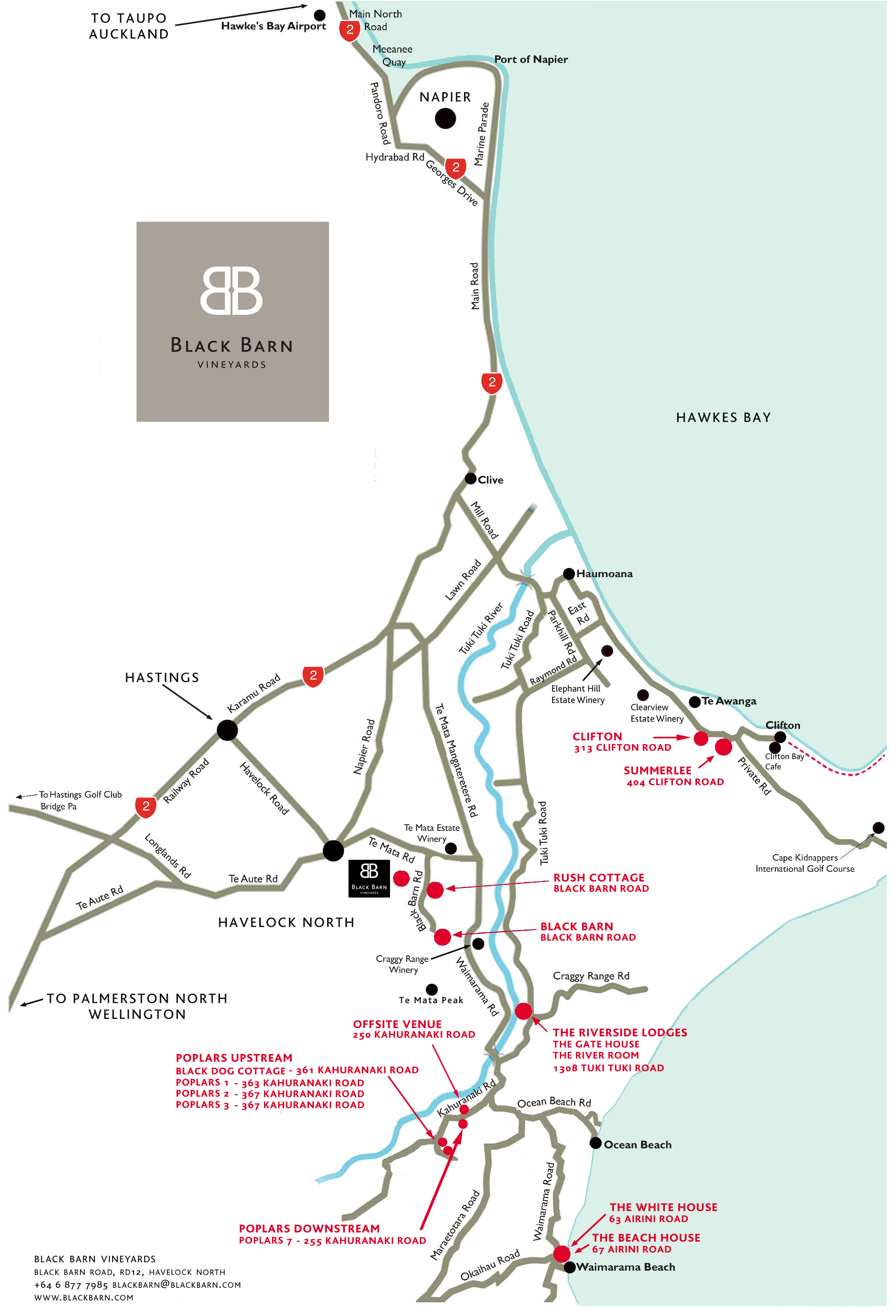 Black Barn Area Map