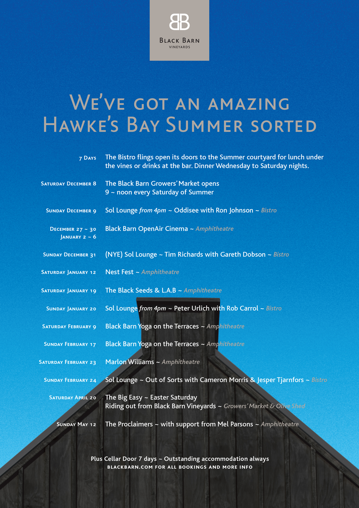 We've got an Amazing Summer Sorted.