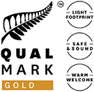 Winner of the Gold Qualmark Sustainable Tourism Business Award 2022 - see https://www.qualmark.co.nz/en/learn-about-us/how-qualmark-works/